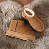New Classic Thickened Fluff Women's Snow Boots Comfortable Warm Ankle Boots Women Winter Ladies Shoes Chunky Botas Mujer