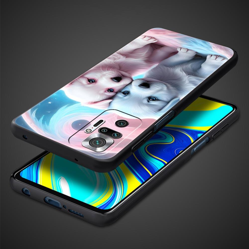 Cute Little Dog Phone Case Cover for Redmi 14C 10C Note 15 14 13 12 10 11 K40 Pro Plus 5G Soft TPU Shockproof Shell Fundas Capas
