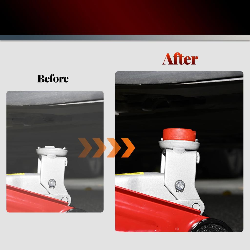 Jack Pad Red Polyethylene Floor Slot Car Rubber Jack Pad Frame Protector Adapter Jack
