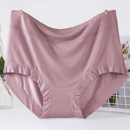 Cotton Underwear for Women Seamless Plus Size High Waisted Full Coverage Briefs Ladies Soft Stretch Tummy Control Panties