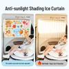 Baby Cartoon Car Sunshade Blackout Privacy Curtain for Sliding Rails