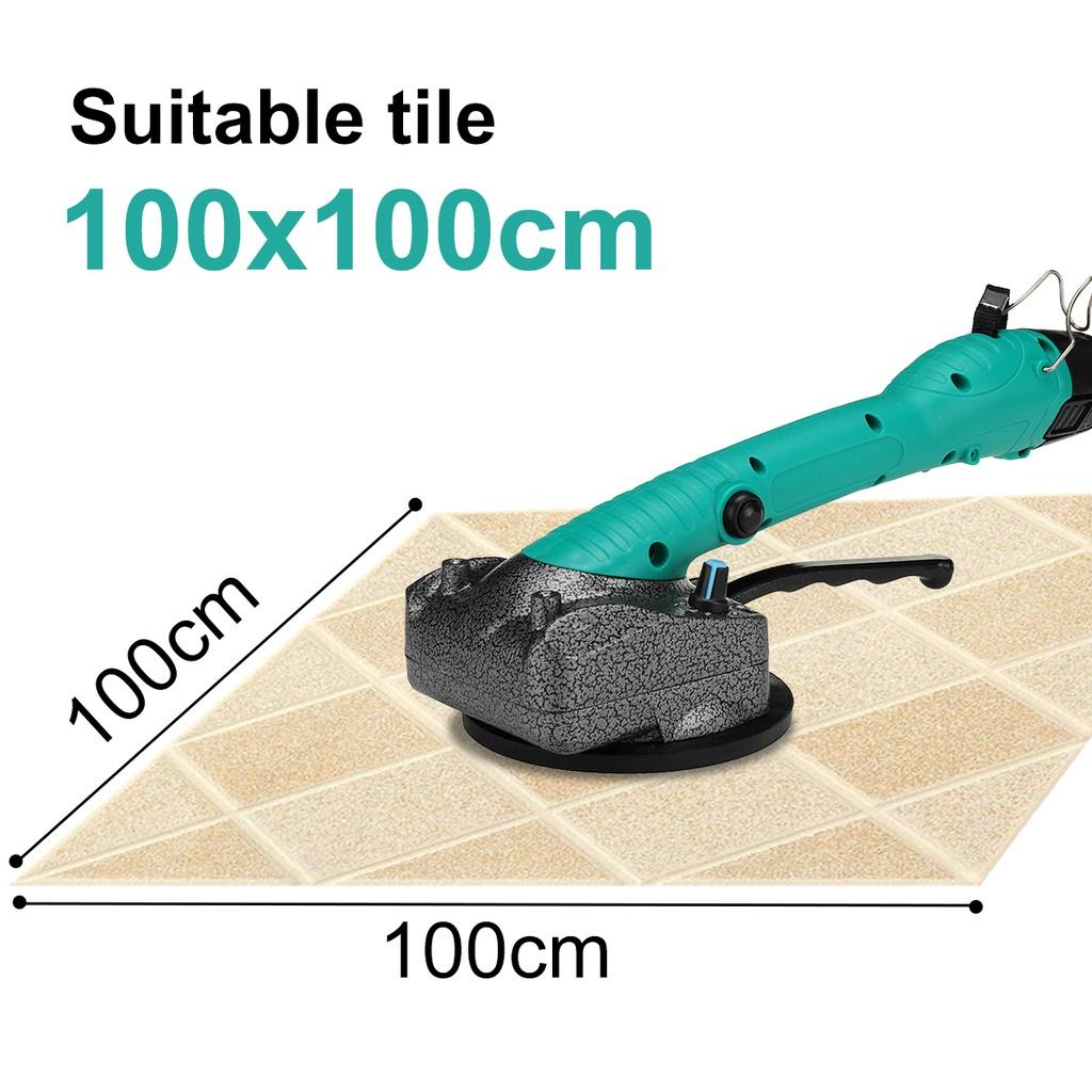 100x100cm Tiling Tiles Machine 40kg Ceramic Tile 12VF Vibrator Suction Cup  Automatic Floor Vibrator Leveling Tools