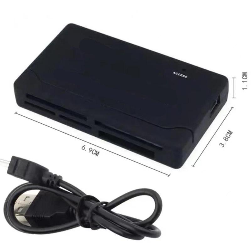 6 in 1 USB Card Reader Mini XD MS TF CF Memory Card Viewer Computer Tablets Laptop PC Data Transfer Adapter
