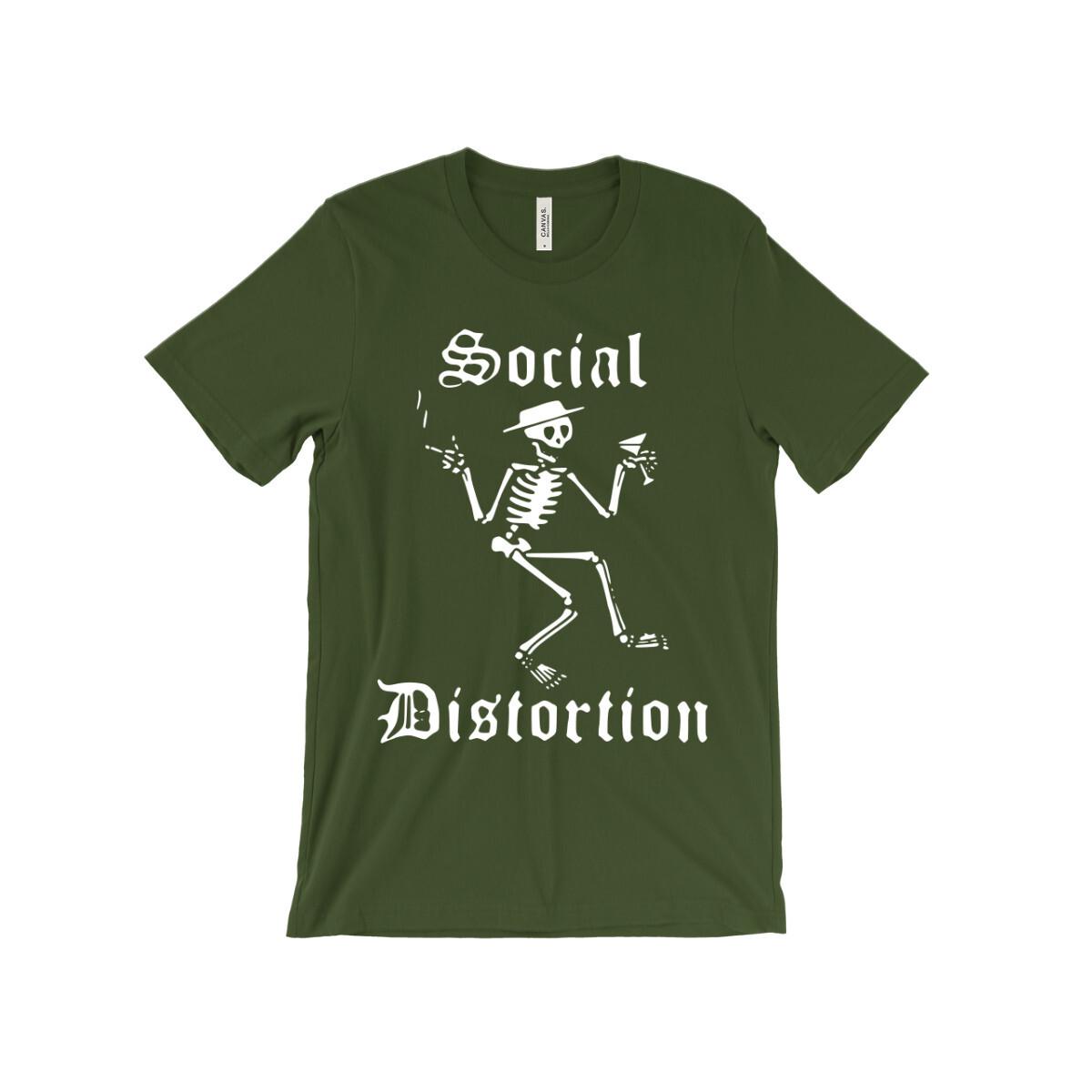 26 Футболка Social Distortion - Панк-рок группа - Скелет - Кольцо Огня Rancid Унисекс футболка XXXL