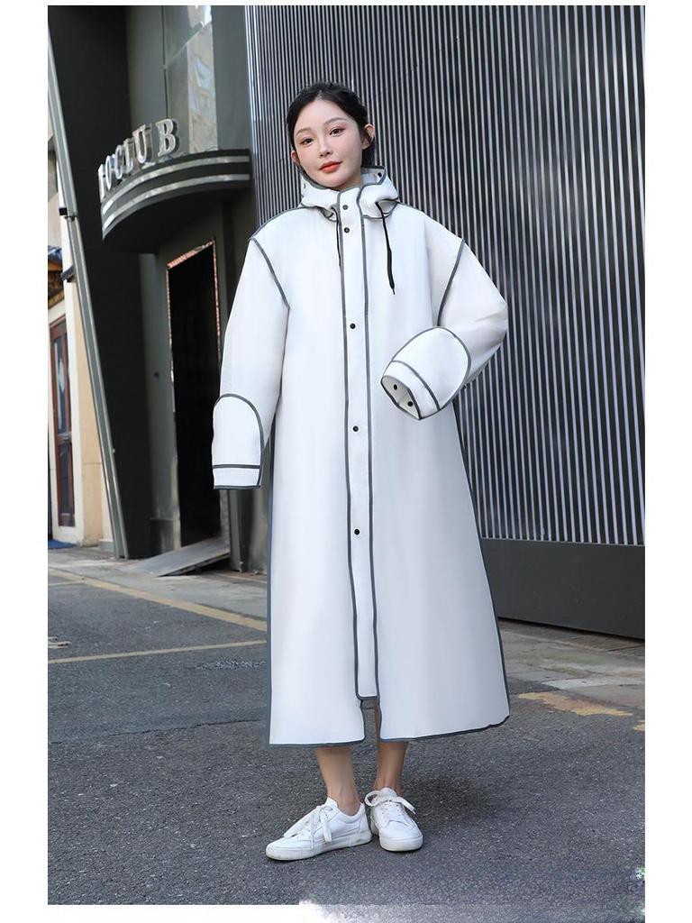 Full-Length Rainproof Poncho for Electric Car, Bicycle Riding - Unisex Adult