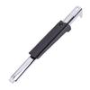 Adjustable Bottle Opener Stainless Steel Multi Purpose Twist Off Glass Jar Lid Can Opener Black