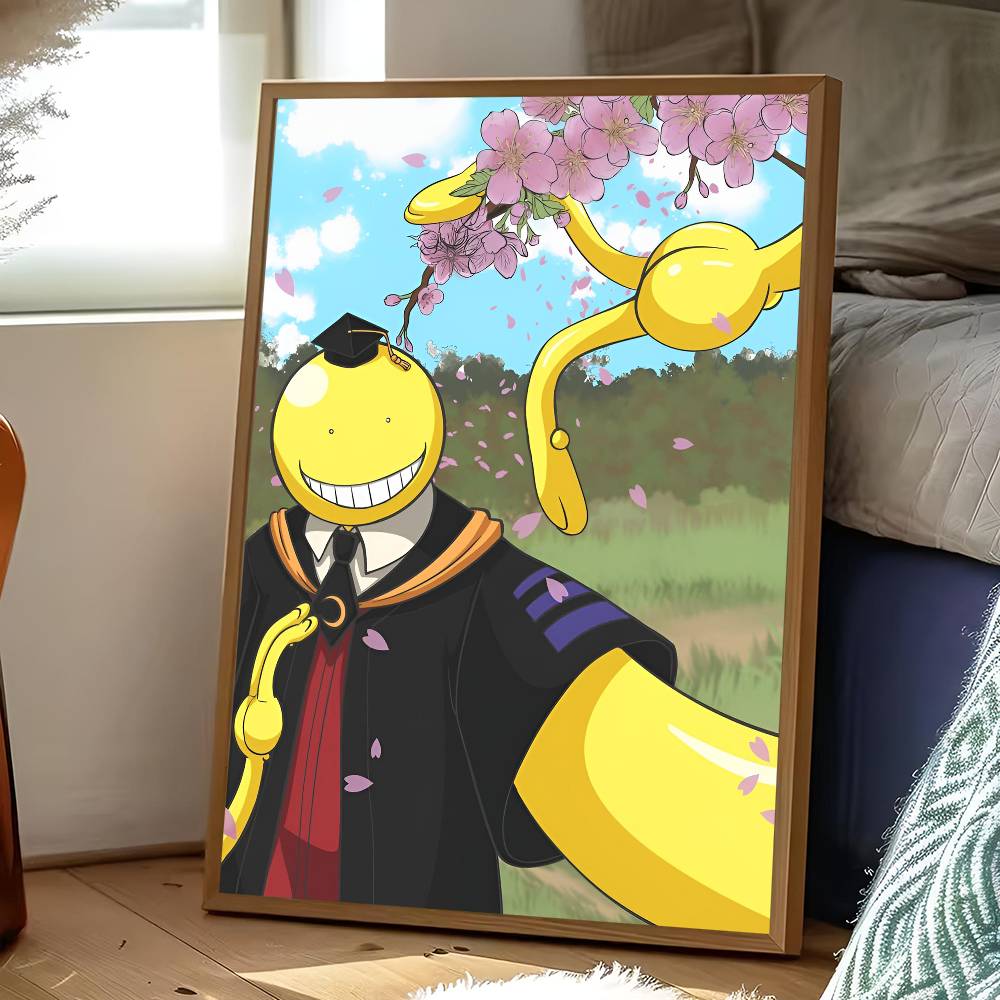 A-Assassination Classroom Poster Sticker Print Waterproof Wall Art For Living Room Bedroom Home Decor