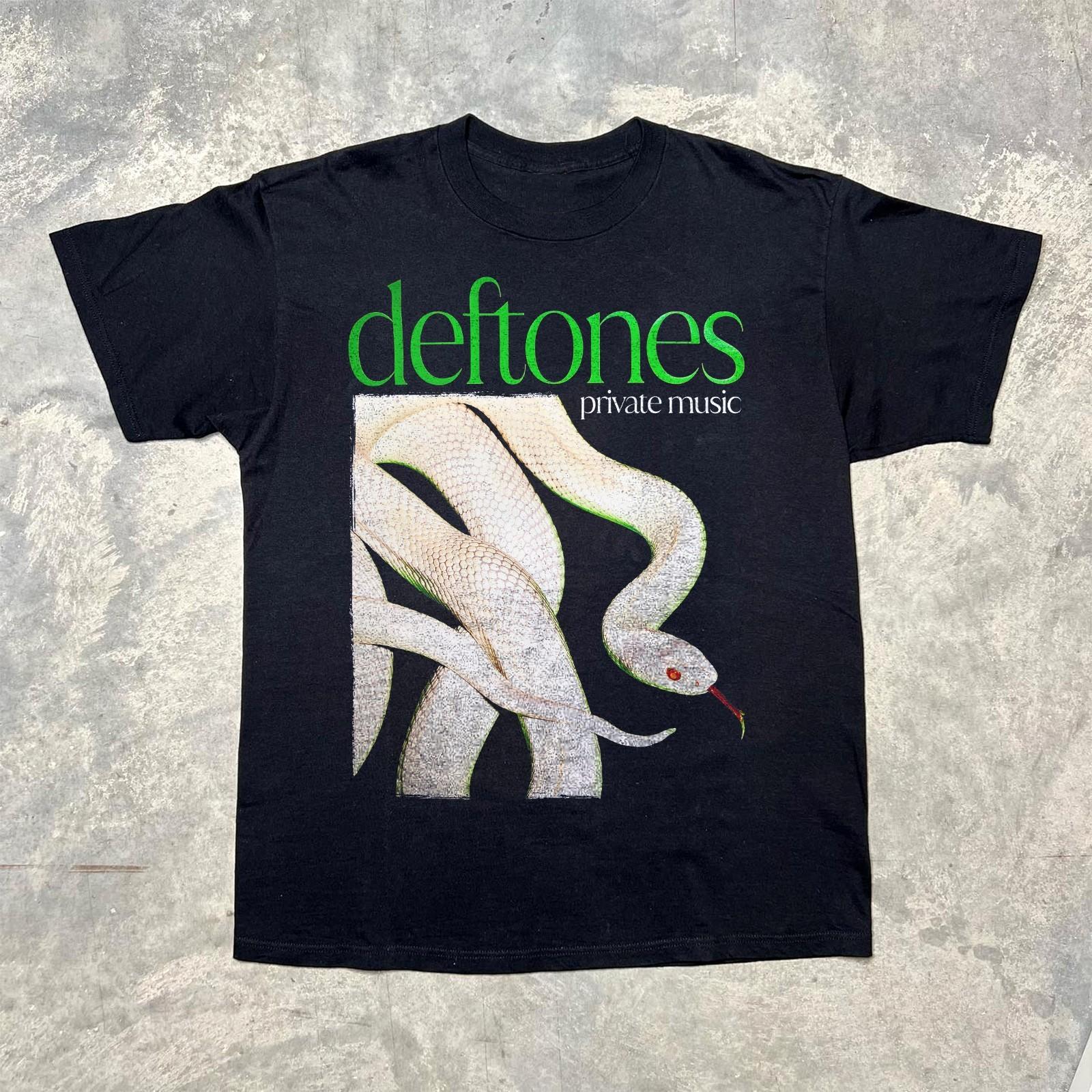 Hot! Deftones Private Snake Album Rock Band Black Unisex T-shirt Size S-5XL XXXXL