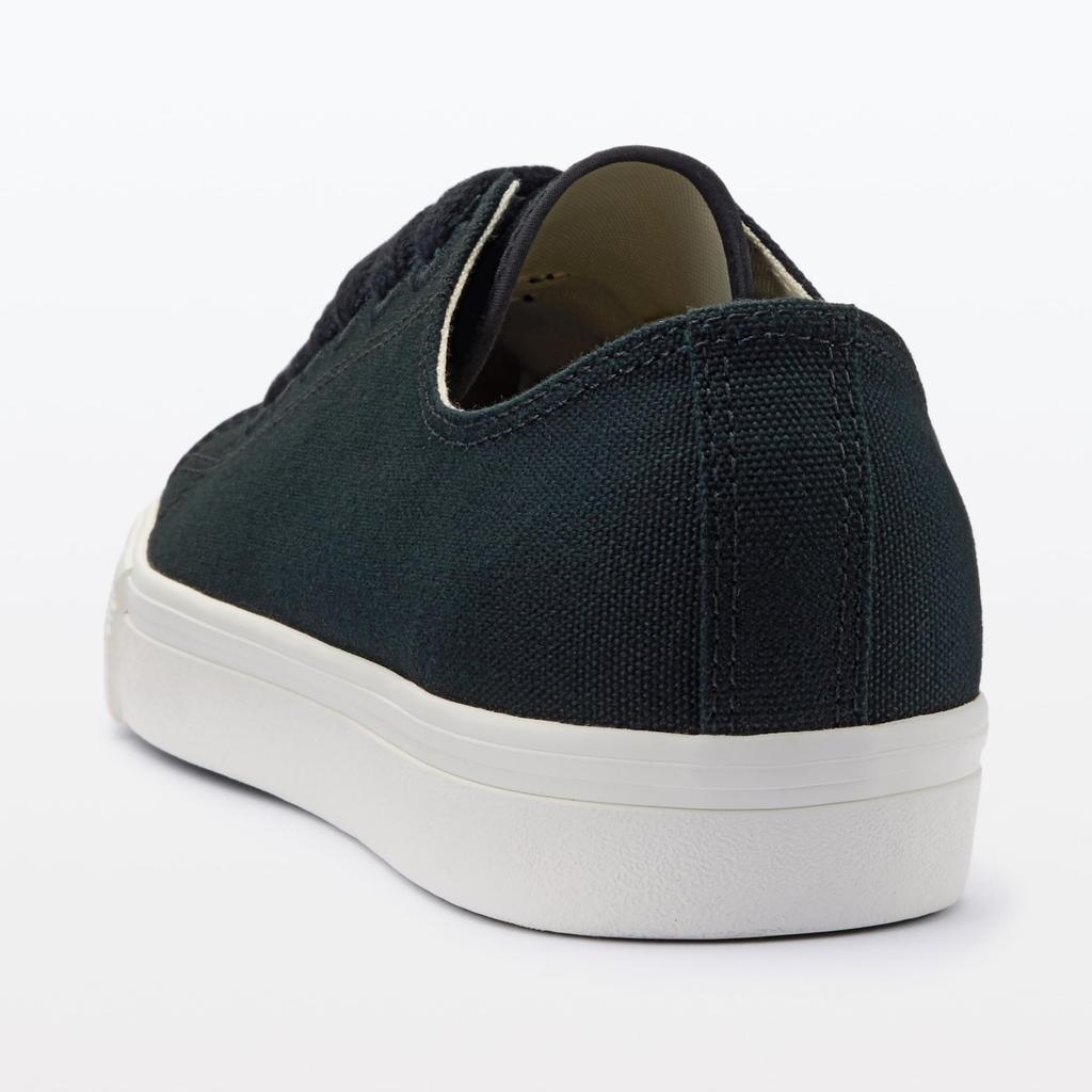 MUJI Women's Comfortable Water-Repellent Sneakers EDC01A5S Black Size 24.0cm