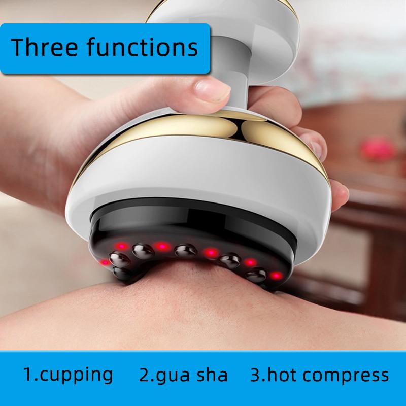 Electric Vacuum Cupping Massager Anti Cellulite Therapy Wireless Guasha Scraping Fat Burner Slimming Suction Cups