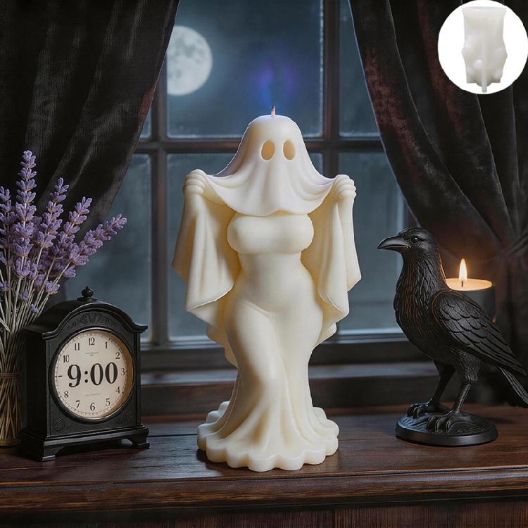 Shade Bride Figurine Silicone Molds Easy Demold Heat Resistant Multipurpose Silicone Mould for Epoxy Resin Candle Soap Making
