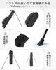 Findway Golf Stand Club Holds Lightweight 3 Shoulder Impact Caddy Golf Bag Bag, Self-Standing Case, 7-8 Clubs, (Approx. 997g), Pockets, Cooler, Strap,