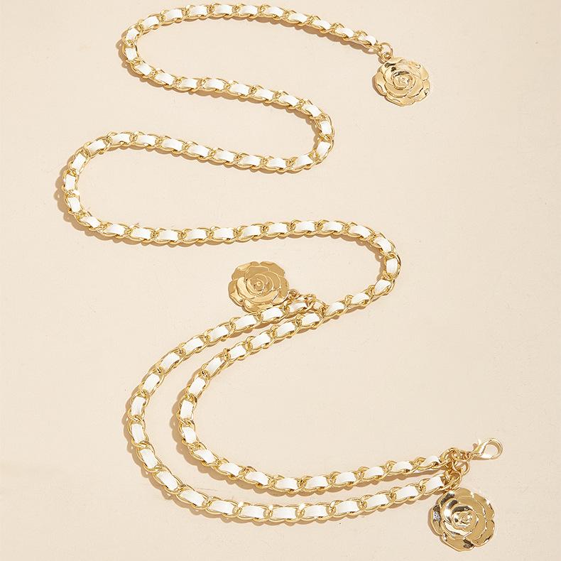 Metal Skirt Suit Xiaoxiangfeng Waist Chain Belt Rope Spice Girl Chain Accessories Tide