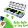 Комплект виниловых трафаретов для автомобильного радара - Круглая ручка, шаблон для точной резки 16-25 мм для оклейки пленкой автомобиля, автомобильные аксессуары H7G3