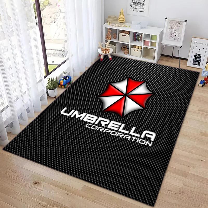 Sci-Fi game Resident Evil, Umbrella Corporation, soft carpet, home living room, office chair pad, door mat, door mat carpet U9