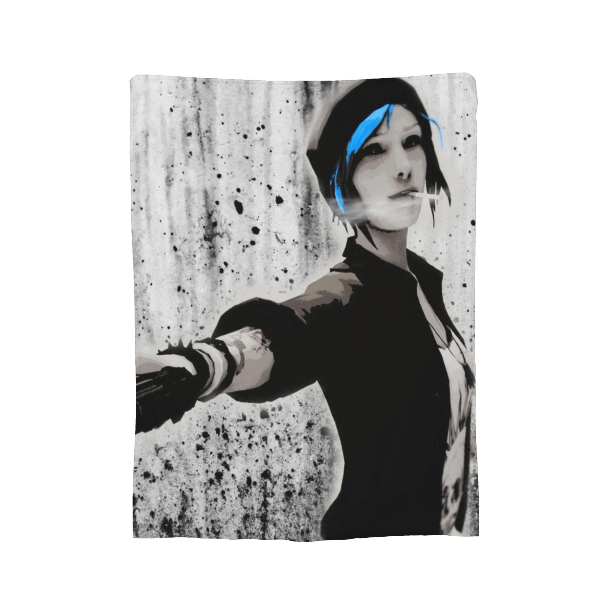 

Life is Strange Fleece Blankets Game Funny Throw Blankets for Bed Sofa Couch 150*125cm Rug Piece 75x90cm