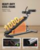 Sit Up Bench, Decline Ab Bench with Reverse Crunch Handle, with 4 Adjustable Height Settings, Heavy Duty Steel, 453 Kg Capacity, for Home Gym