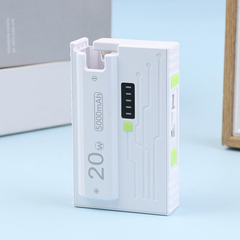 

21700 Universal Battery Charger Case Diy Power Bank Box 20W Type-C Fast Charging For Mobile Phone Not Including Batteries белый