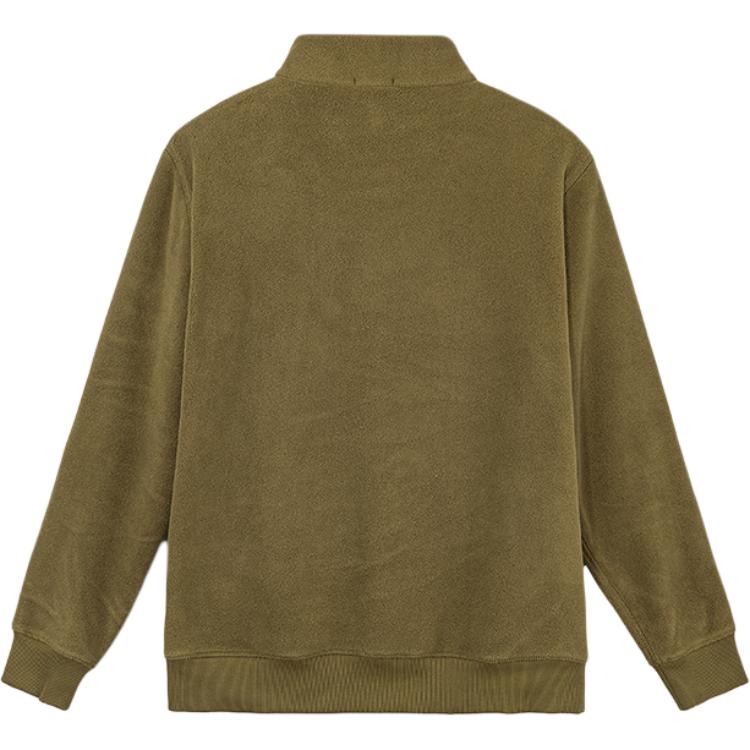 Timberland Stand Collar Outdoor Moisture Wicking Insulated Fleece Jacket Men Jacket Dark-Olive-Green A5M8J-302