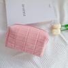 Bolsa de Cosméticos de Terciopelo Organizador de Almacenamiento de Gran Capacidad Bolsa de Maquillaje Portátil para Pinceles de Maquillaje Labiales Productos de Cuidado de la Piel