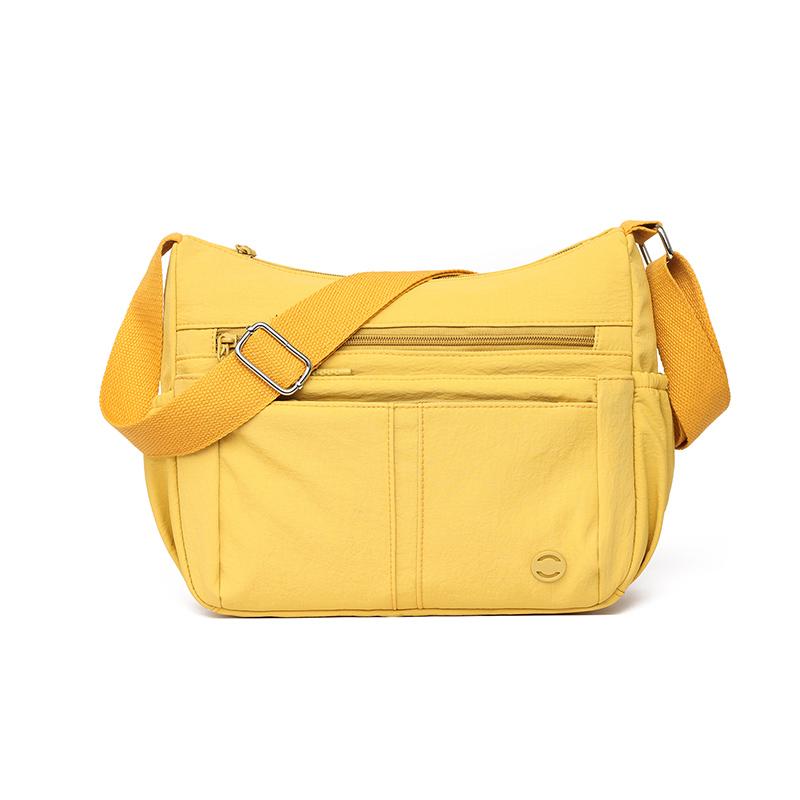 Solid Color Commuter Women's Bag Large Capacity Shoulder Crossbody Bag Multi-compartment Mobile Phone Bag