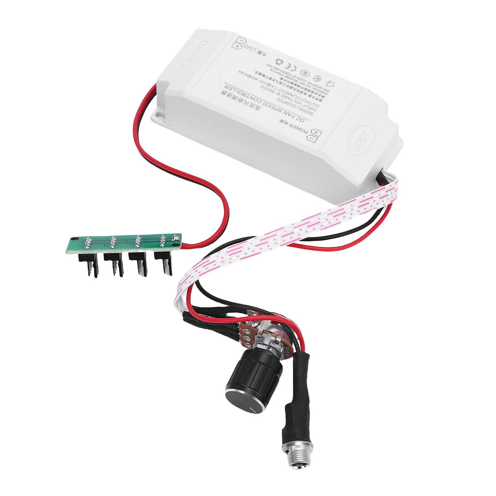 

Регулятор швидкості вентилятора 2 3 4 дротовий 4-контактний інтерфейс ручний регулятор швидкості вентилятора водяного насоса