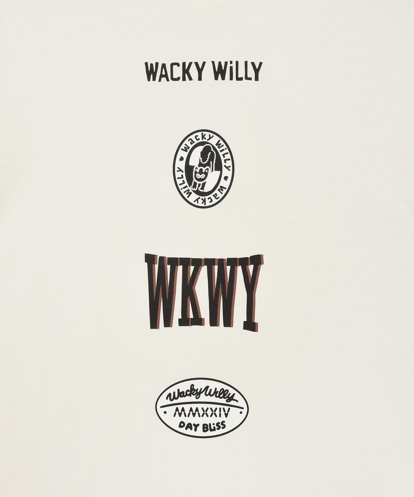WACKY WILLY Collar Point Long Sleeve Cream