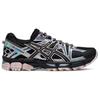Asics Gel-Kahana 8 Cadarço Confortável Durável Absorção de Choque Suporte Tênis de Corrida de Trilha Cano Baixo Mulher tênis Preto 1012A978-001