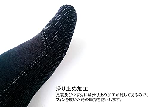 [DIVE & SAIL] Marine Socks 3mm Diving Fin Socks Wetsuit Material Anti-Slip Thermal Diving Snorkeling Surfing M Size