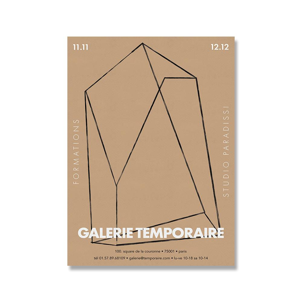 Minimalist Style Geometric Abstract Line Figures Nordic Posters And Prints Wall Art Canvas Painting Living Room Home Decoration