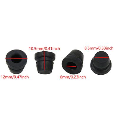2Pcs Brake Caliper Bleed Screw Nipple Dust Cap-Cover Rubber Motorcycle Auto Car