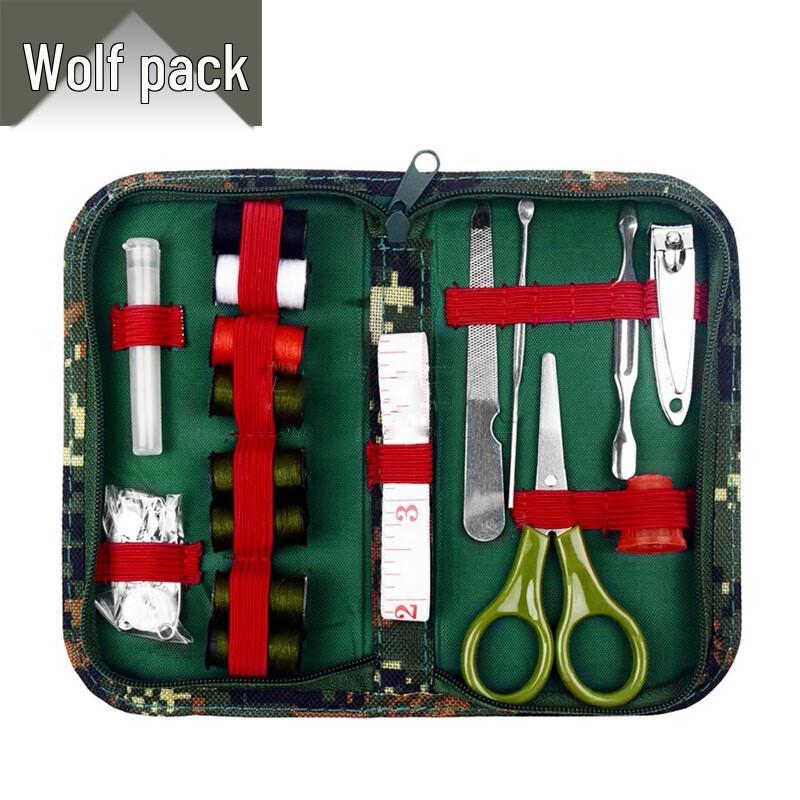 Jungle Wolf Portable Camouflage Sewing  Mending Kit