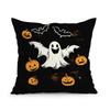 Retro Halloween Design Pillowcase Printed Polyester 45X45Cm Throw Pillowcover Decorative Sofa Cushion Pillowslip Home Decor