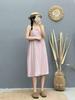 2026 Slimming Solid Color Spaghetti Strap Summer Dress