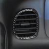 2x Carbon Fiber Co-Pilot Air Vent Frame Sticker For Chevrolet Corvette C5 99 00