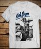 Keith Moon Cotone Pesante Bianco Unisex Camicia Unisex T-Shirt
