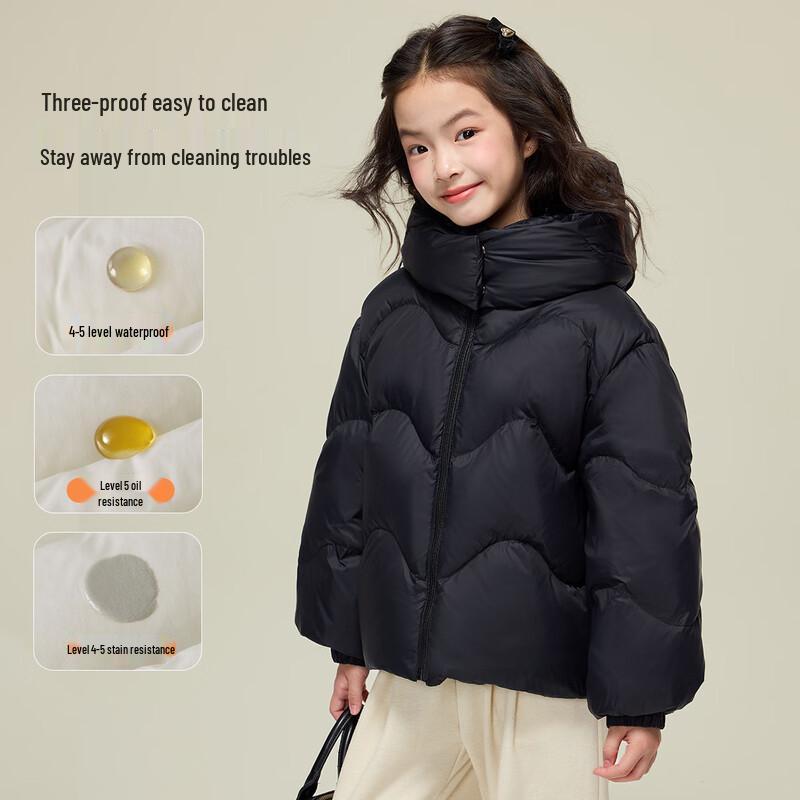 Kids' 3-Proof 90% Down Hooded Puffer Jacket