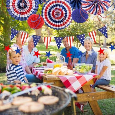 4th Of July Decorations For Home Festive Decor Veterans Day Party Supplies For Home Office Apartment Coffee Shop School Yard