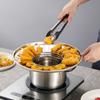 304 Stainless Steel Drain Pan Anti-hot Anti-splash Drain Rack New Multi-functional Fryer Side Rack Household Kitchen Artifacts