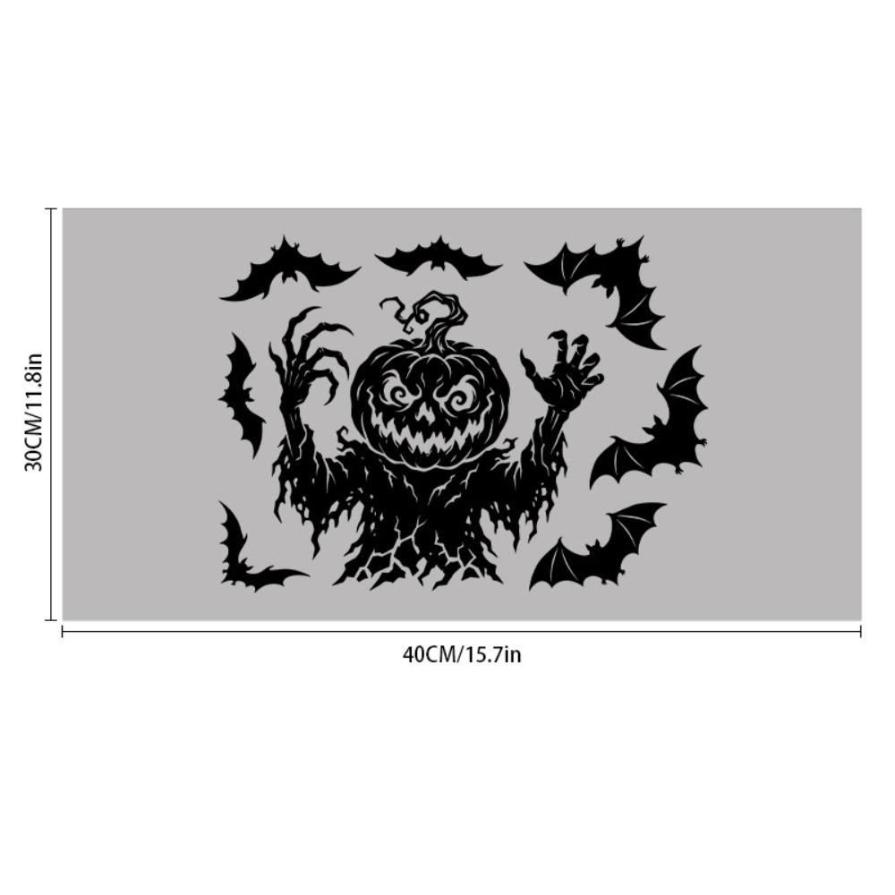Bloodstained Handprint Scary Ghost Window Sticker Spooky Party Door Stickers  Window Decoration Style 6