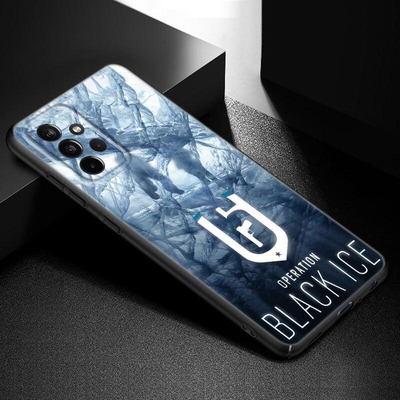 

Радуга шесть:Чехол для телефона с логотипом Siege для Samsung Galaxy A21 A30 A50 A52 S A13 A22 A32 A33 A53 A73 5G A11 A12 A31 A51 A70 A71 A72 Samsung A73 5G