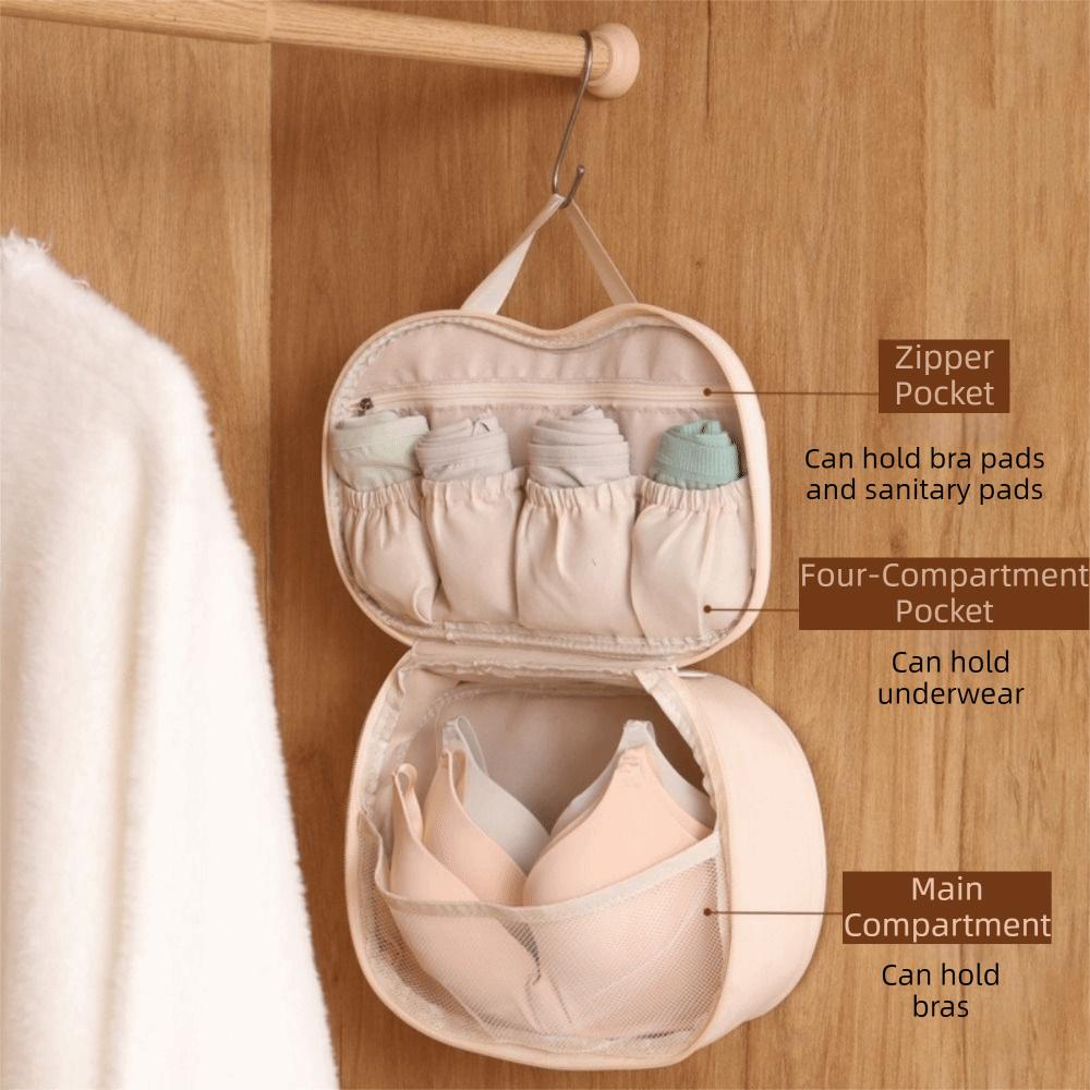 Large Capacity Bra Storage Bag Dustproof Underwear Packing Cube Portable Lingerie Organizer Women