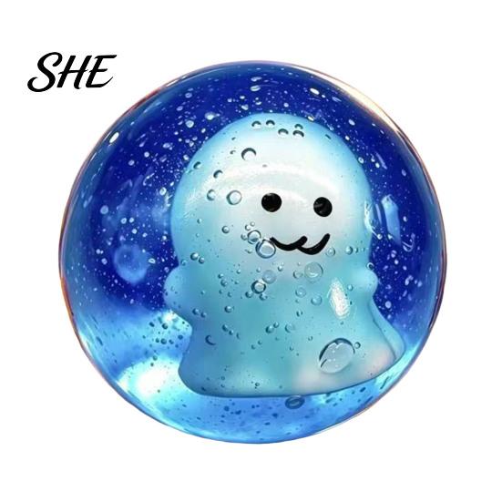 Fidget Toys for Anxiety Slow Rising Pumpkin Ghost Stress Ball, Soft TPR Toy Cute Kawaii Squeeze Relief And Focus, Portable Hand Exerciser Office