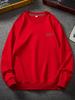 Men's Plus Size Thick Velvet Round Neck Hoodie - Autumn/Winter Trendy Loose Fit Long Sleeve Casual Top