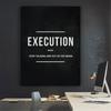Solid Wood Frame Home Decor Canvas Picture 1 Canvas Inspirational Quotes Poster Office Study Hanging Picture Wall Home Canvas