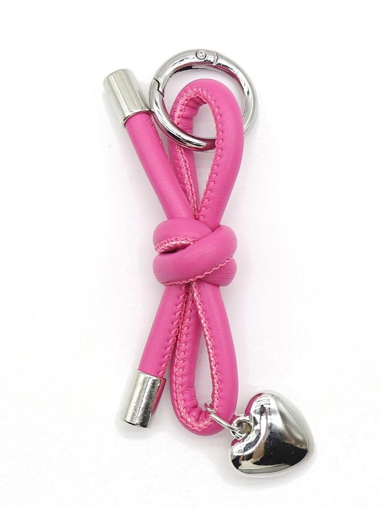 INS-Stil Gewebtes Lederseil Schlüsselanhänger & Schleifen-Taschenanhänger Lanyard