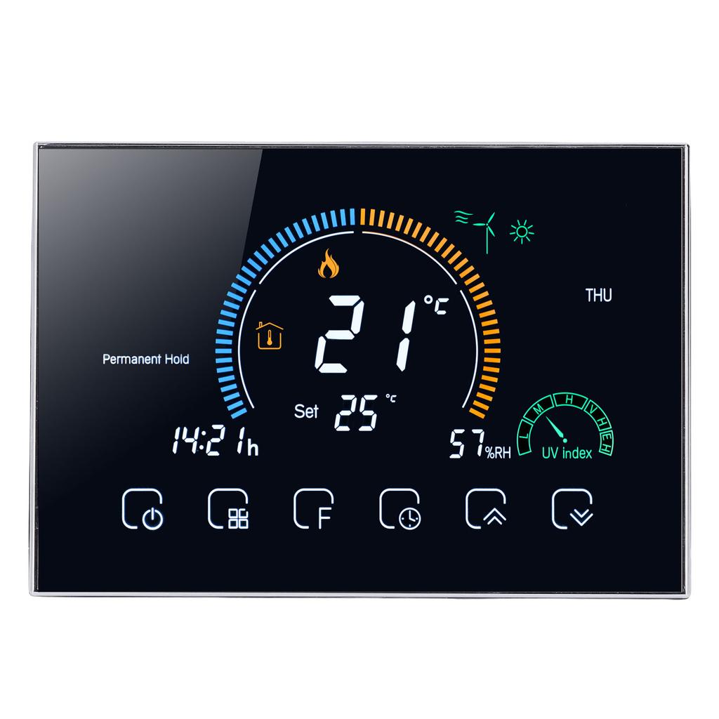 Zentralheizung Klimaanlage Thermostat LED Touchscreen Programmierbarer Smart WiFi Temperaturregler