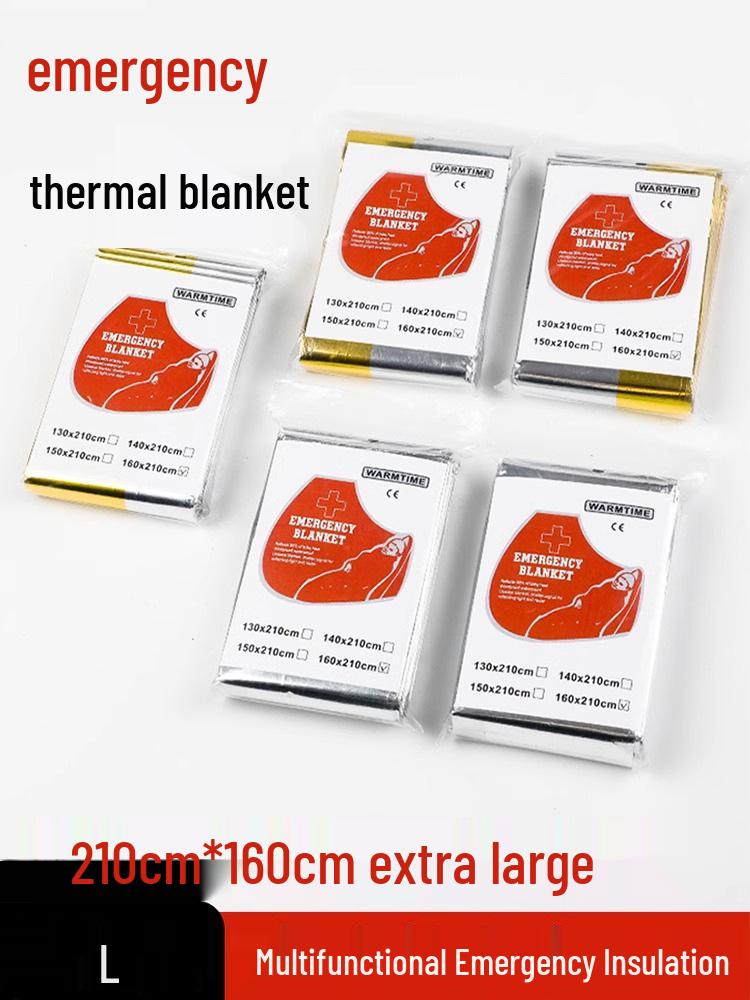 Outdoor Emergency Thermal Blanket for Hypothermia Prevention and Survival