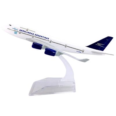 1/400 Scale 16CM Model Aircraft Metal B747-400 Argentine Airlines Die-cast Airplane Toys for Boys Collection Display Gift
