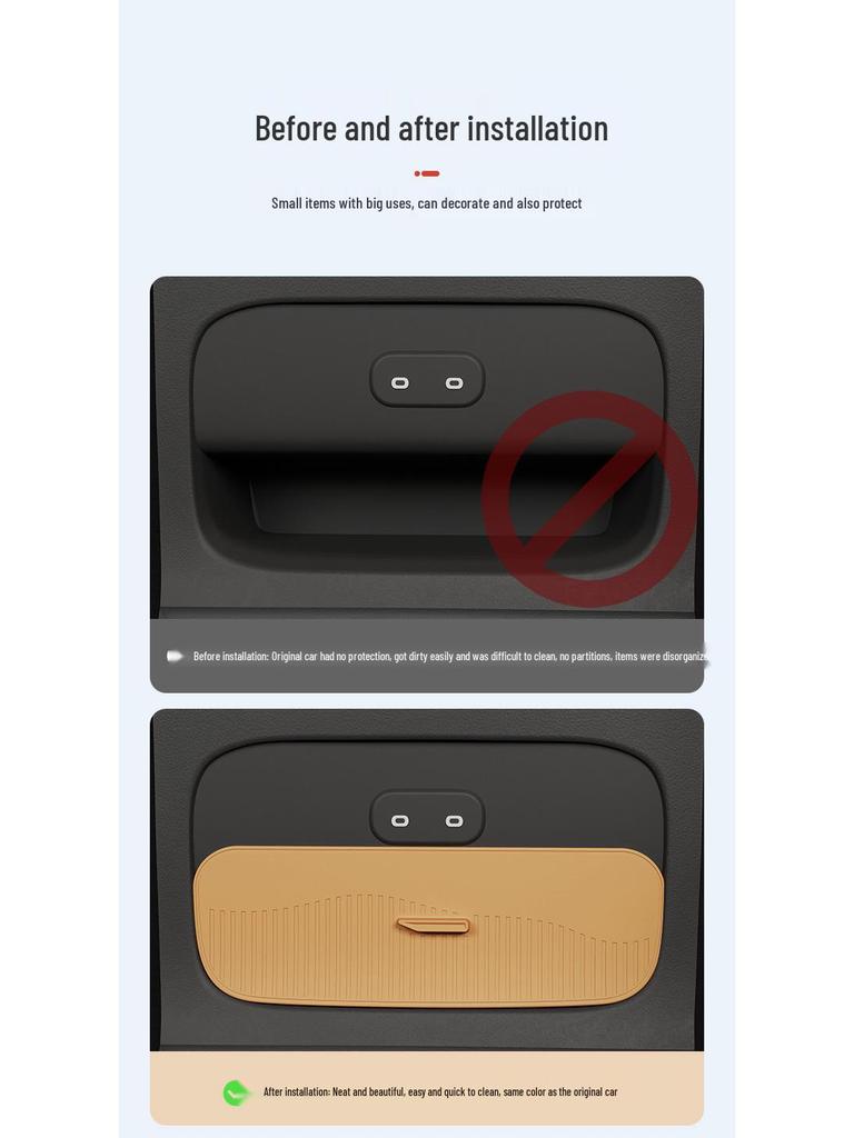Yu7 Central Control & Rear Screen Anti-Shake Silicone Storage Box